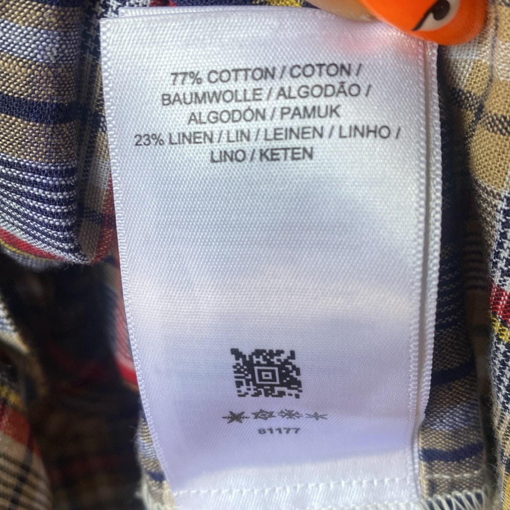 Fred Perry | Tartan Linen blend Shirt Dress - Picture 6 of 8